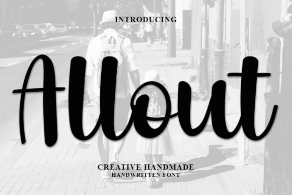 Allout: A Script Font for Modern Editorial Design