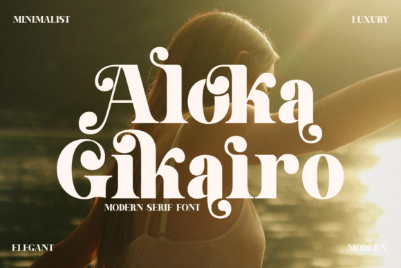 Aloka Gikairo: The Stylish Script Font That Elevates Your Campaign Visuals