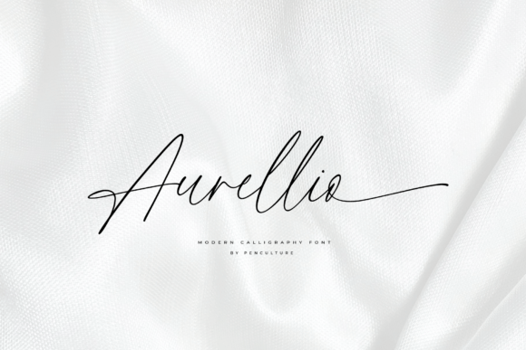 Aurellio: A Modern Calligraphy Typeface for Digital Design