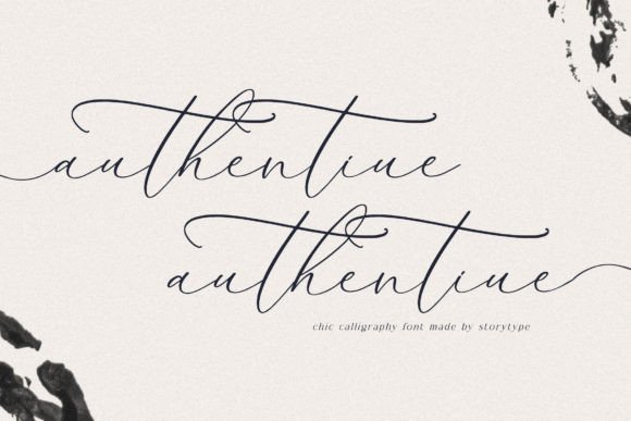Authentiue: A Stylish Script Font for Stronger Brand Visuals