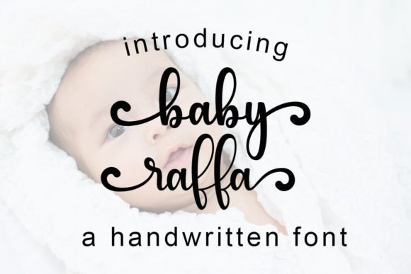 Baby Raffa: A Script Font for Delicate Typography