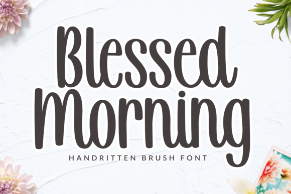 Blessed Morning: A Handwritten Font That Elevates Brand Identity