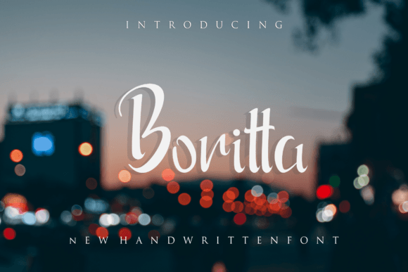 Boritta: A Handwritten Typeface That Brings Brand Personality to Life
