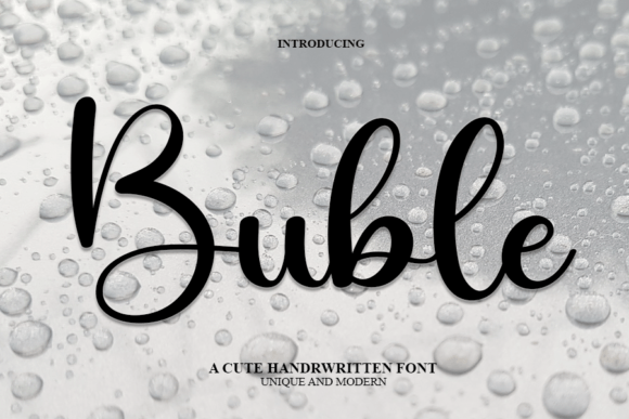 Buble Font: Elegance and Femininity for Modern Web Design