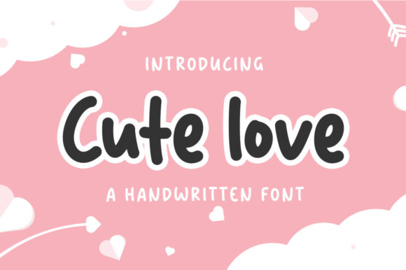 Cute Love: A Handwritten Font for Heartfelt Creations