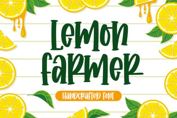 Lemon Farmer: A Handwritten Font for Heartfelt Craft Creations