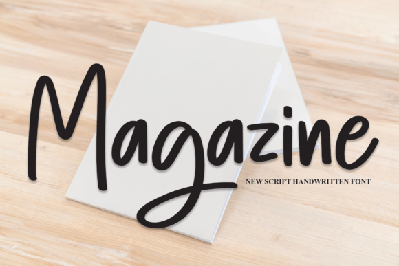 Magazine Font: A Handwritten Typeface for Modern Web Design