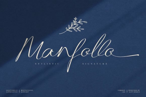 Manfollo: A Handwritten Typeface That Elevates Web Design