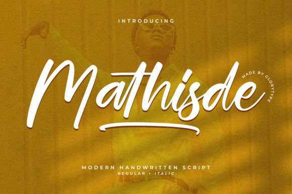 Mathisde: A Modern Handwritten Typeface for Editorial Design