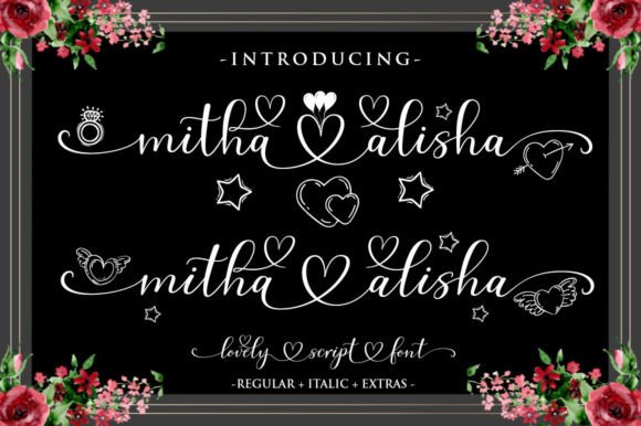 Mitha Alisha Font: A Sweet Script for Beautiful Handmade Creations