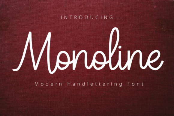 Monoline: A Script Font That Elevates Your Web Design