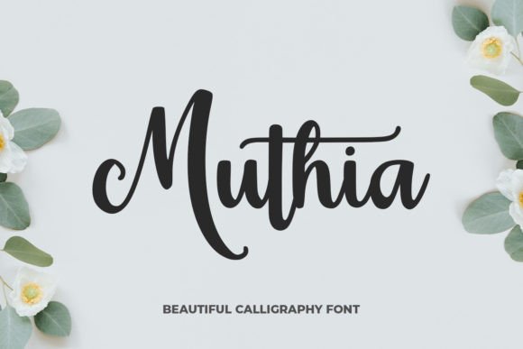Muthia Font Review: A Dainty Script for Romantic Branding