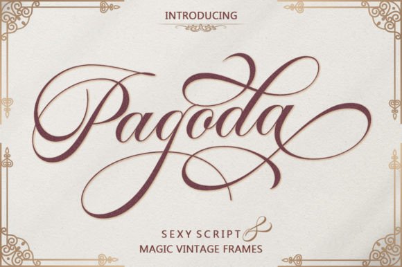 Pagoda Font: A Handwritten Script That Elevates Brand Identity