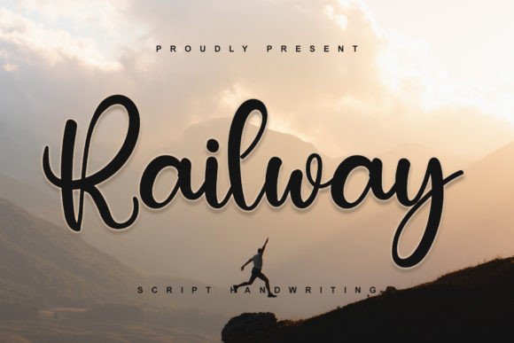 Railway Font: A Stylish Handwritten Typeface for Craft Projects