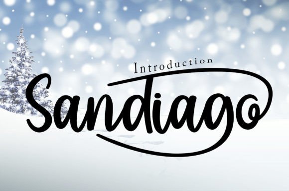 Sandiago Font: A Bold, Expressive Typeface for Creative Makers