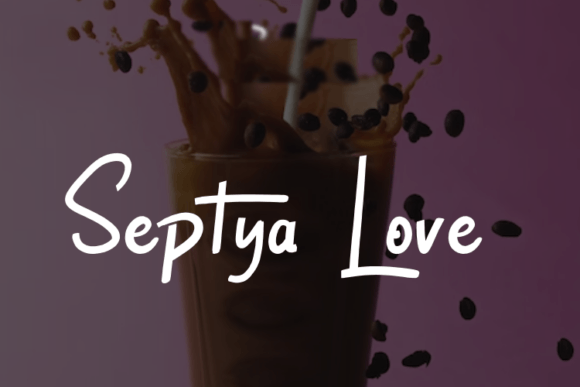 Septya Love: A Handwritten Font That Elevates Brand Design
