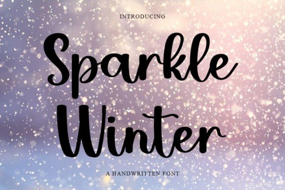 Sparkle Winter: A Handwritten Font That Brings Branding to Life