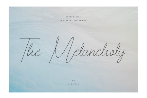 The Melancholy Font: A Script Typeface for Campaign Impact