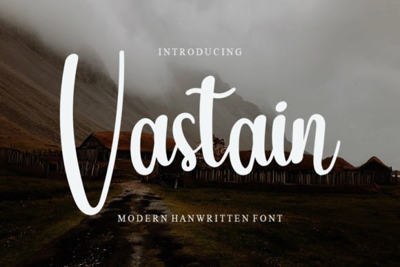 Vastain: A Modern Handwritten Font for Memorable Branding